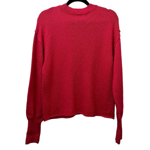 2/$30 Abound Cozy Knit Sweater Size M Pink Soft Colorful Barbiecore Lounge NWT - Picture 3 of 9